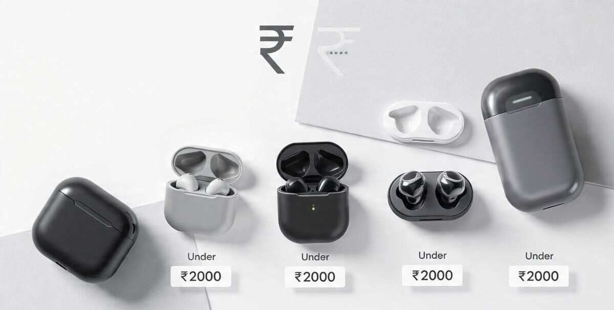 5 Best Wireless Earbuds Under ₹2000 in India (2026)- Top TWS Earbuds on Amazon